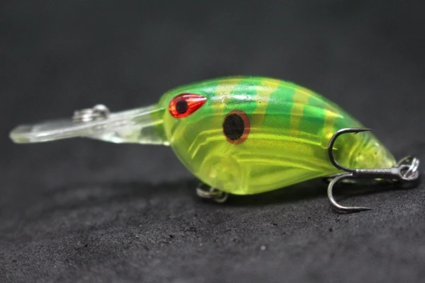 wLure Crankbait Wobble Fishing Lure 6cm 5g Deep Diving Tight Action Fresh Water Hard Bait Floating 8# Hooks Insect Bait C770 - Image 9