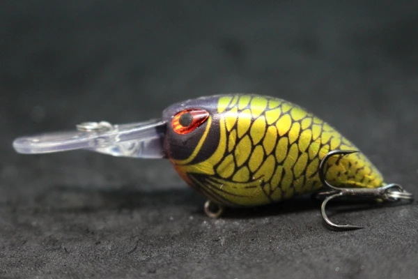 wLure Crankbait Wobble Fishing Lure 6cm 5g Deep Diving Tight Action Fresh Water Hard Bait Floating 8# Hooks Insect Bait C770 - Image 63